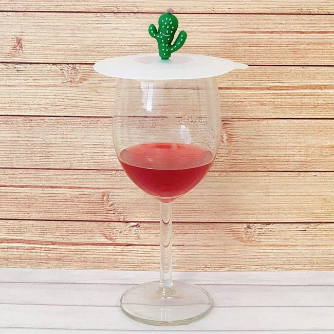 Cactus Silicon  Lids, Anti-Dust Airtight Mug Covers for Hot and Cold Beverages (Set of 6) - Image 2